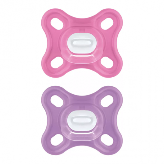 Mam comfort sucette en silicone 0 mois couleur rose