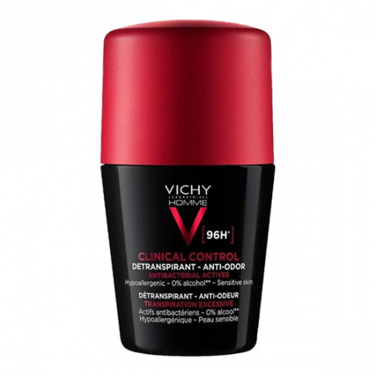 Vichy homme déodorant clinical control 96h roll-on 50ml