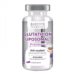 Biocyte longevity glutathion liposomal 30 gélules