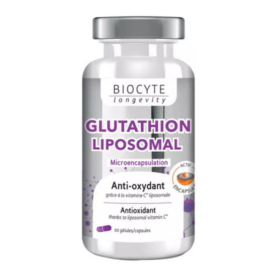 Biocyte longevity glutathion liposomal 30 gélules