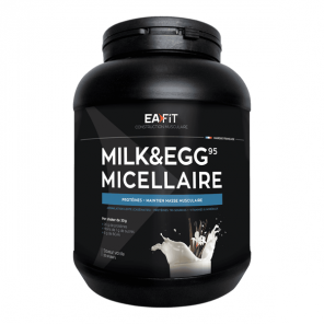 Eafit Construction Musculaire Saveur Chocolat Milk & Egg 95 Micellaire 750 g