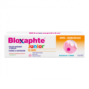 Bloxaphte gel junior aphtes lésions buccales 15ml