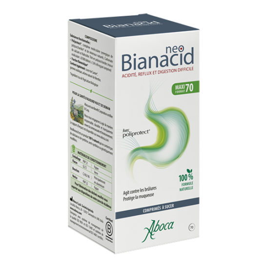 Aboca neo bianacid maxi format 70 comprimés