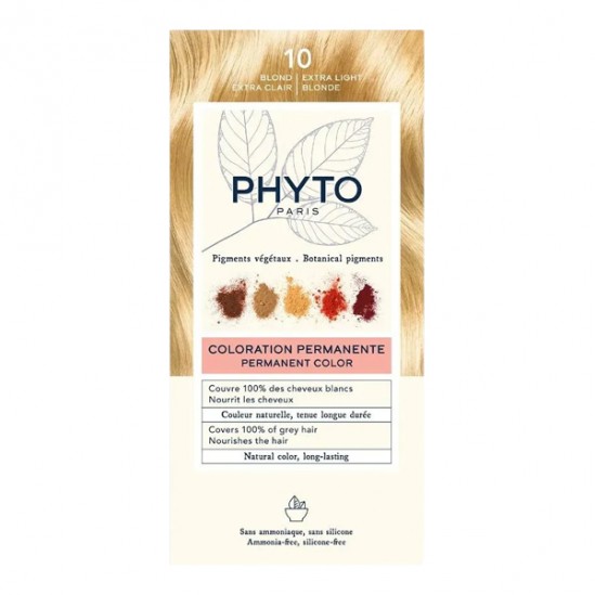 PhytoColor 10 blond extra clair coloration permanente