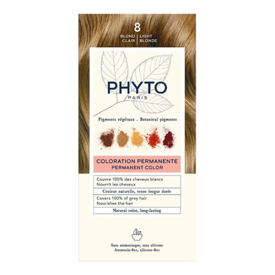 PhytoColor blond clair 8 coloration permanente