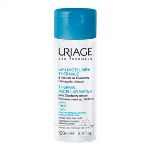 Uriage eau micellaire thermale peaux normales à sèches 100ml