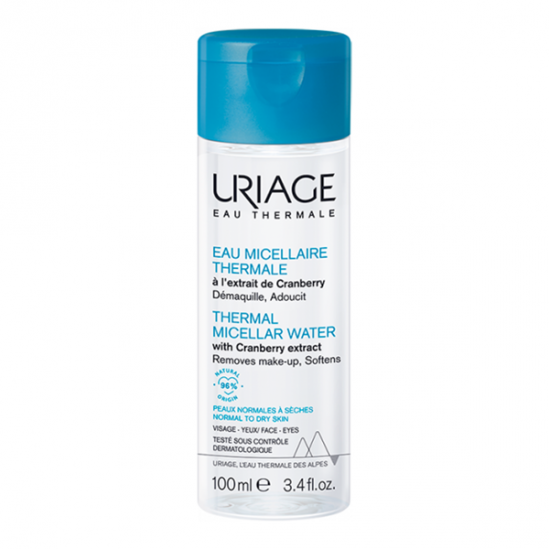 Uriage eau micellaire thermale peaux normales à sèches 100ml