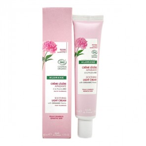 Klorane Crème légère apaisante à la Pivoine bio 40ml