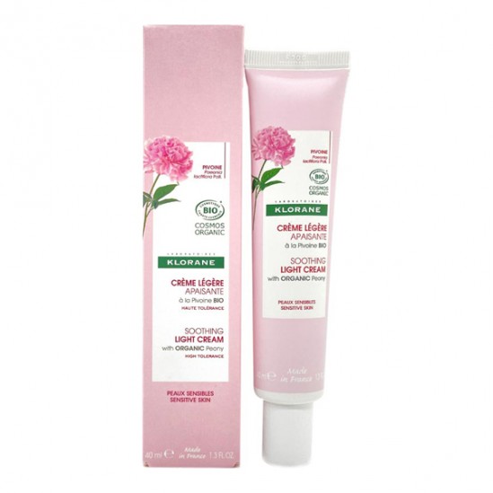 Klorane crème légère apaisante à la Pivoine bio 40ml