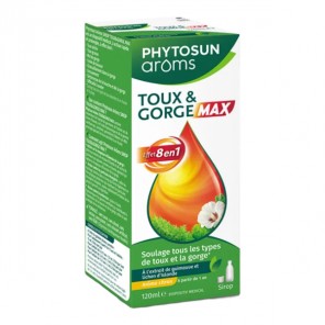 Phytosun Arôms Sirop toux et gorge max 120ml