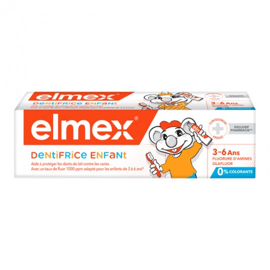 Elmex dentifrice enfant de 2 à 6ans - 50ml