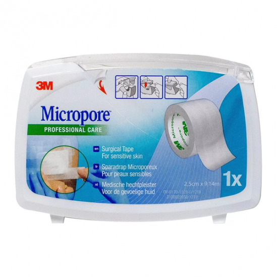 3M Micropore professional care sparadrap microporeux dévidoir géant