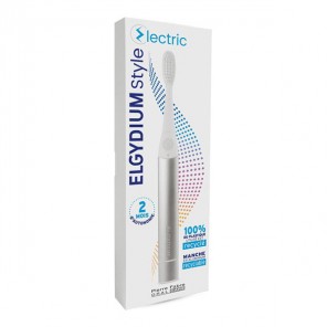 Elgydium Style brosse à dents électrique argent 100% plastique recyclé