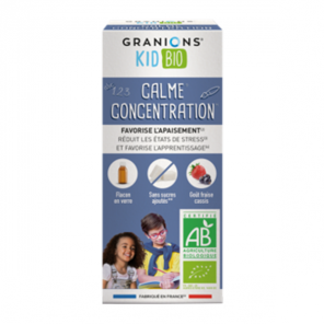 Granions Kid bio calme concentration sirop 125ml