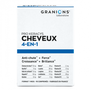 Granions Pro Keracys cheveux 4-en-1 lot de 3 x 90 comprimés