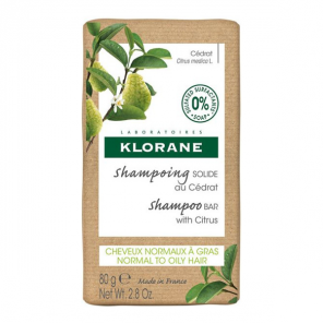 Klorane shampoing solide au cédrat 80gr