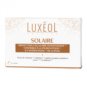 Luxéol Solaire protection cellulaire antioxydante 30 capsules
