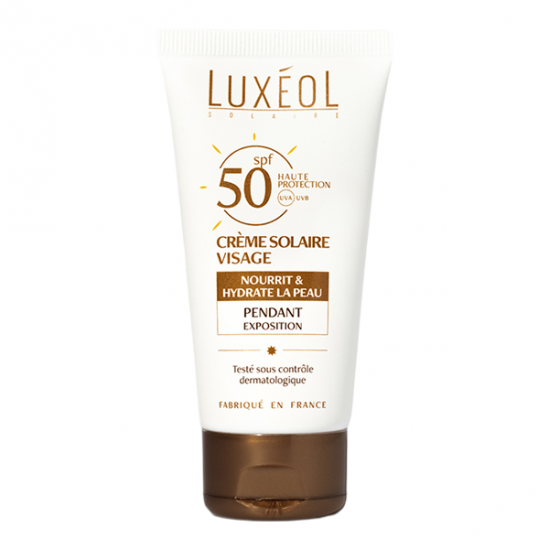 Luxéol Solaire crème solaire visage spf50 - 50ml