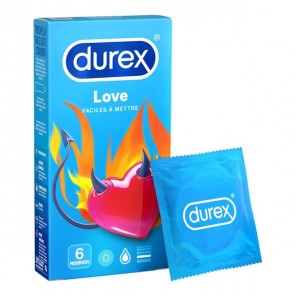 Durex Love faciles à mettre 6 préservatifs