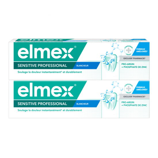 Elmex Sensitive Professional Blancheur lot de 2x75ml