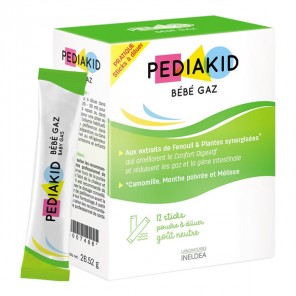 Pediakid bébé gaz 12 sticks