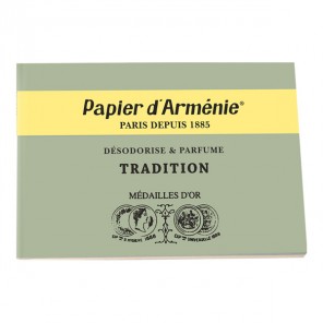 Papier d'Armenie désodorisant naturel 12 lamelles