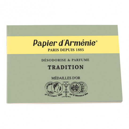 Papier d'Armenie désodorisant naturel 12 lamelles