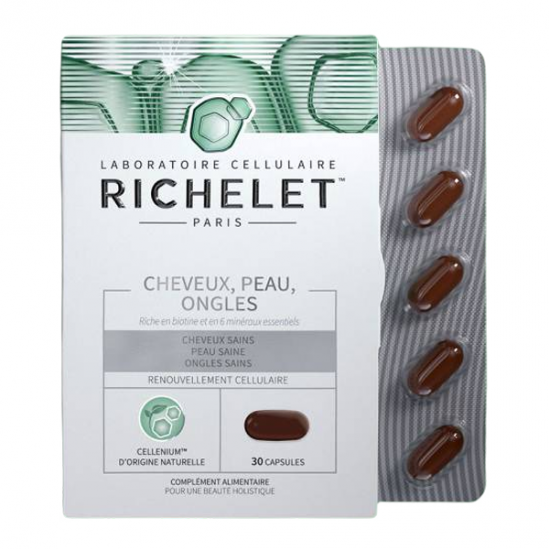 Richelet cheveux peau ongles 30 capsules