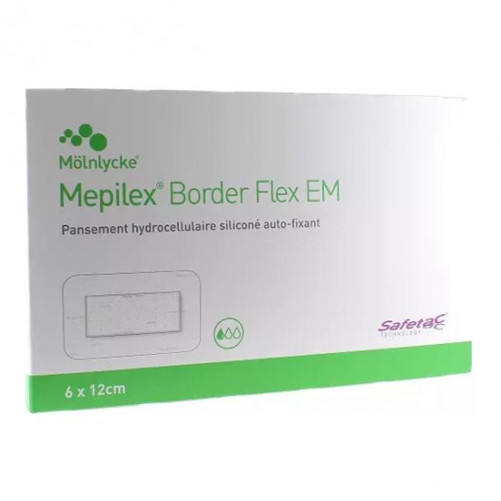Mepilex Border Flex EM 6x12cm 10 unités