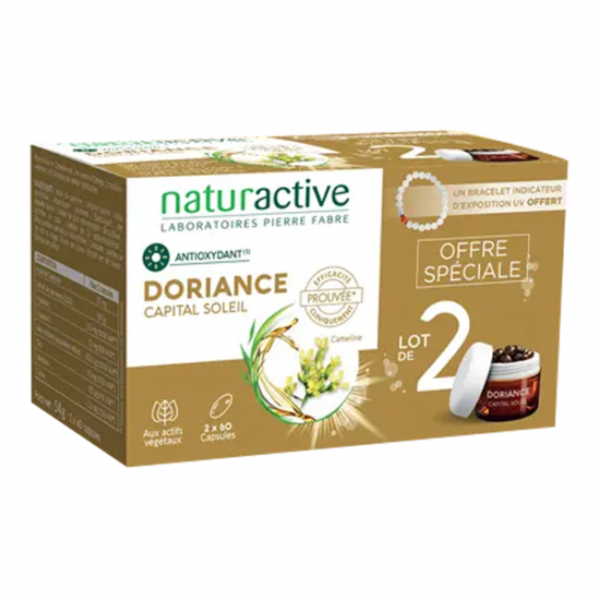 Naturactive Doriance Capital Soleil lot de 2x60 capsules