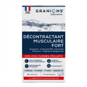 Granions Décontractant Musculaire Fort 20 comprimés