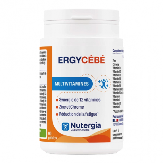 Nutergia Ergycébé 90 Gélules