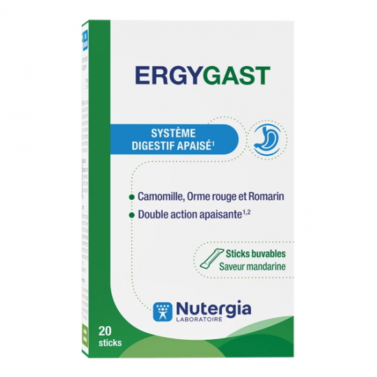 Nutergia ergygast système digestif apaisé 20 sticks