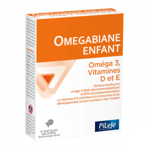 Pilèje Omegabiane enfant 27 pastilles gélifiées