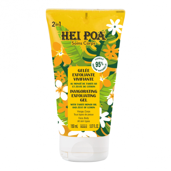 Hei Poa gelée exfoliante vivifiante Monoï 150ml