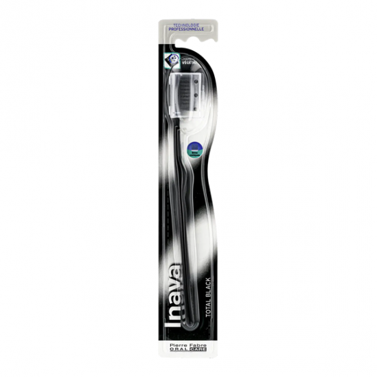 Inava Total Black brosse à dents pour dents sensibles