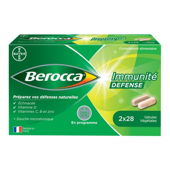 Berocca Immunité défense 2 x 28 gélules végétales