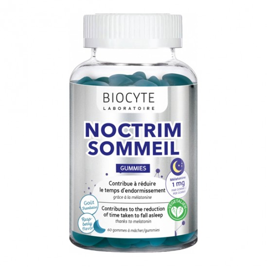 Biocyte Noctrim Sommeil goût framboise 60 gummies
