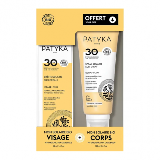 Patyka coffret duo solaire SPF30 visage & corps