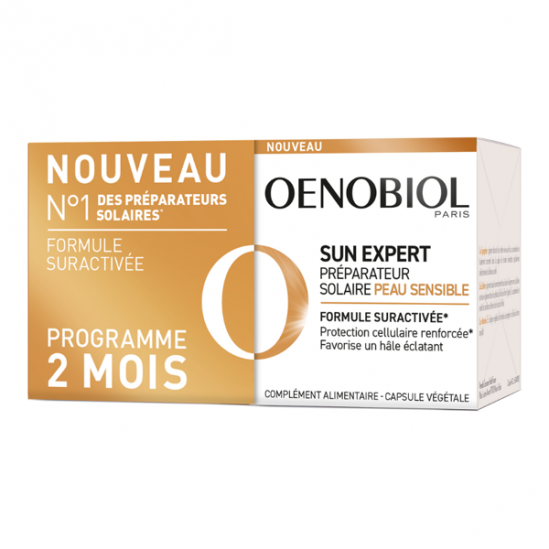Oenobiol Sun Expert Préparateur Solaire peau sensible 30 capsules