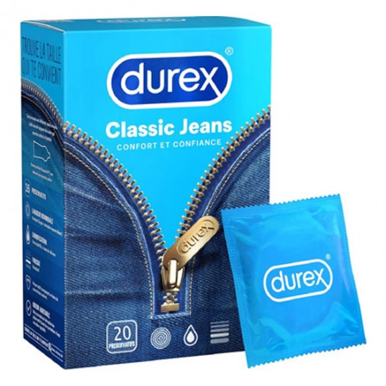 Durex Classic Jeans 20 préservatifs