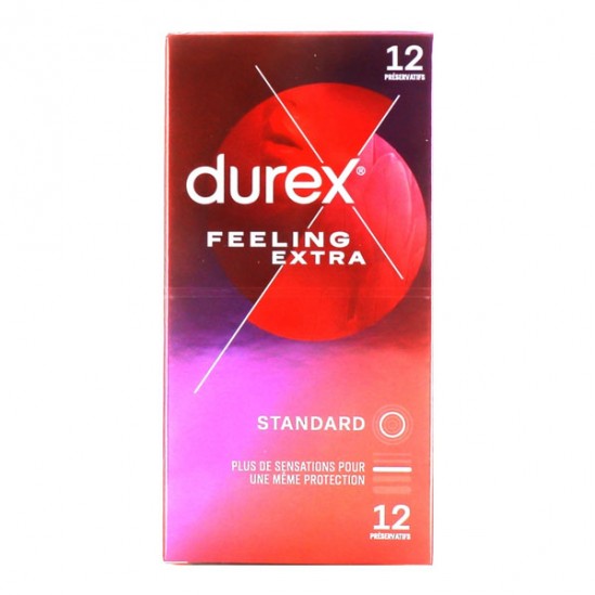 Durex Feeling Extra standard 12 préservatifs