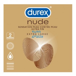 Durex Nude sans latex Standard 20 préservatifs