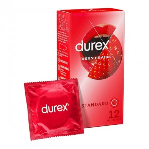 Durex Sexy Fraise 10 préservatifs