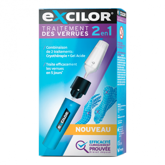 Excilor Traitement des Verrues 2 en 1 - 4ml