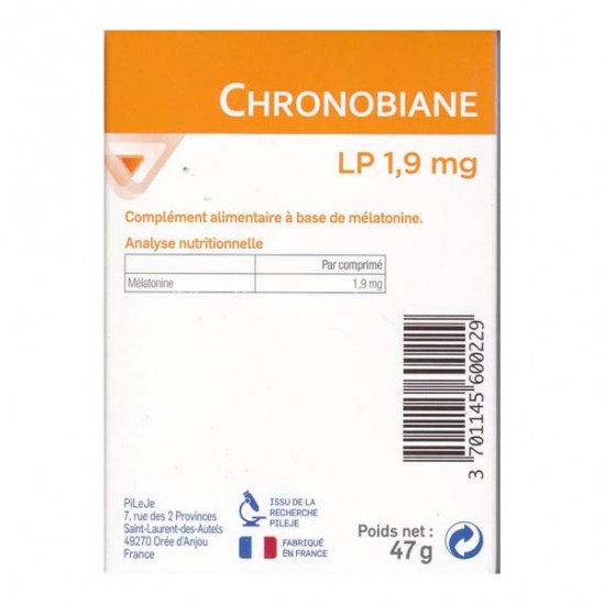 Pileje Chronobiane LP 1,9mg...