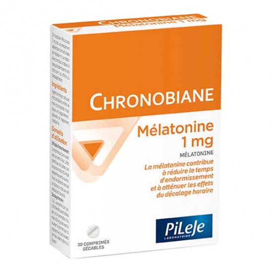 Pileje Chronobiane Mélatonine 1 mg 30 comprimés sécables