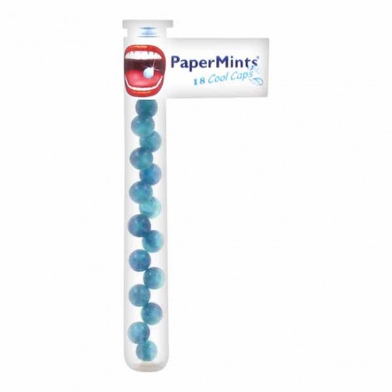 PaperMints CoolCaps tube 18 gélules rafraîchissantes