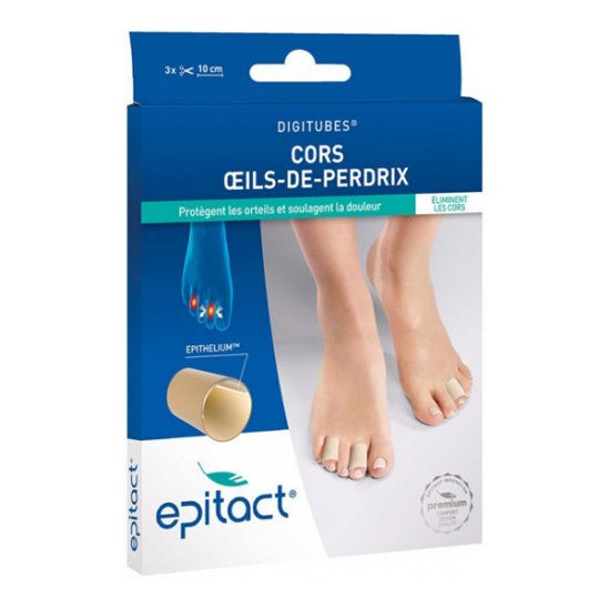 Epitact digitubes cors oeils-de-perdrix taille M