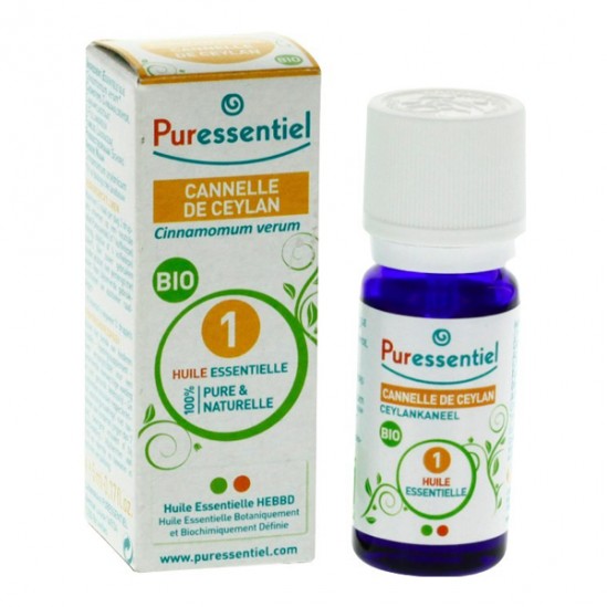 Puressentiel Cannelle de Ceylan huile essentielle bio 5ml